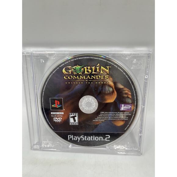 Goblin Commander Unleash The Horde - Loose Sony PS2 Playstation 2 Disc - Picture 2 of 5